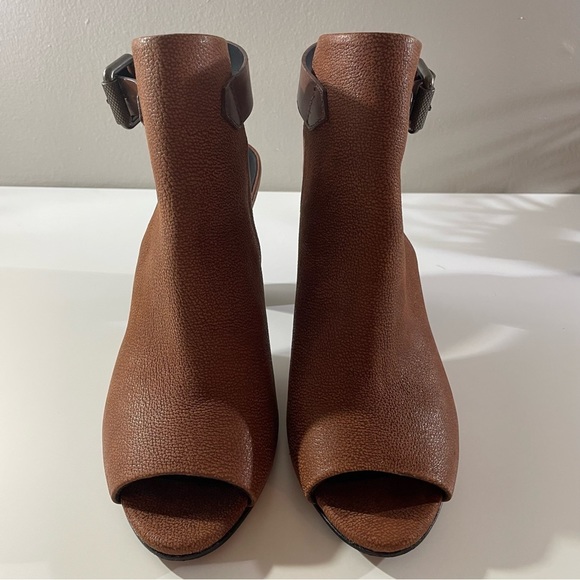 All Saints Open Toe High Heel Sandals Booties Size 10 - Picture 6 of 12